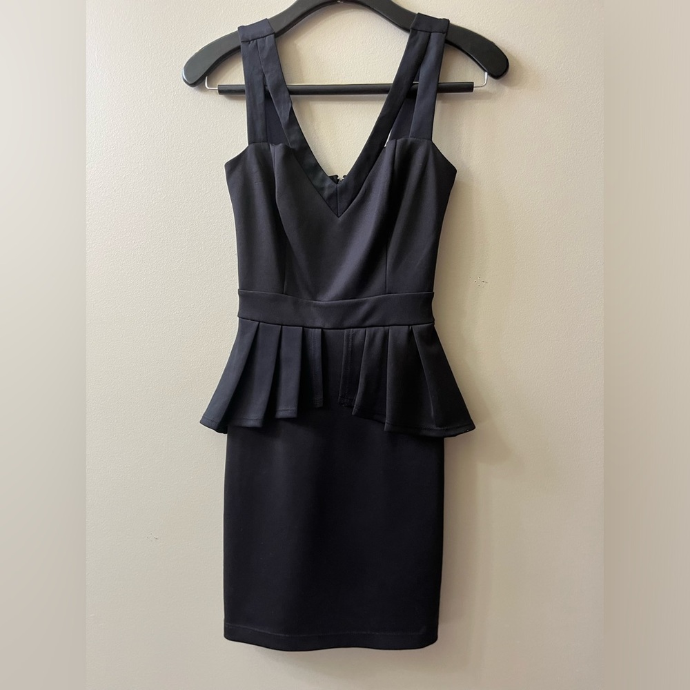 vintage peplum dress size medium